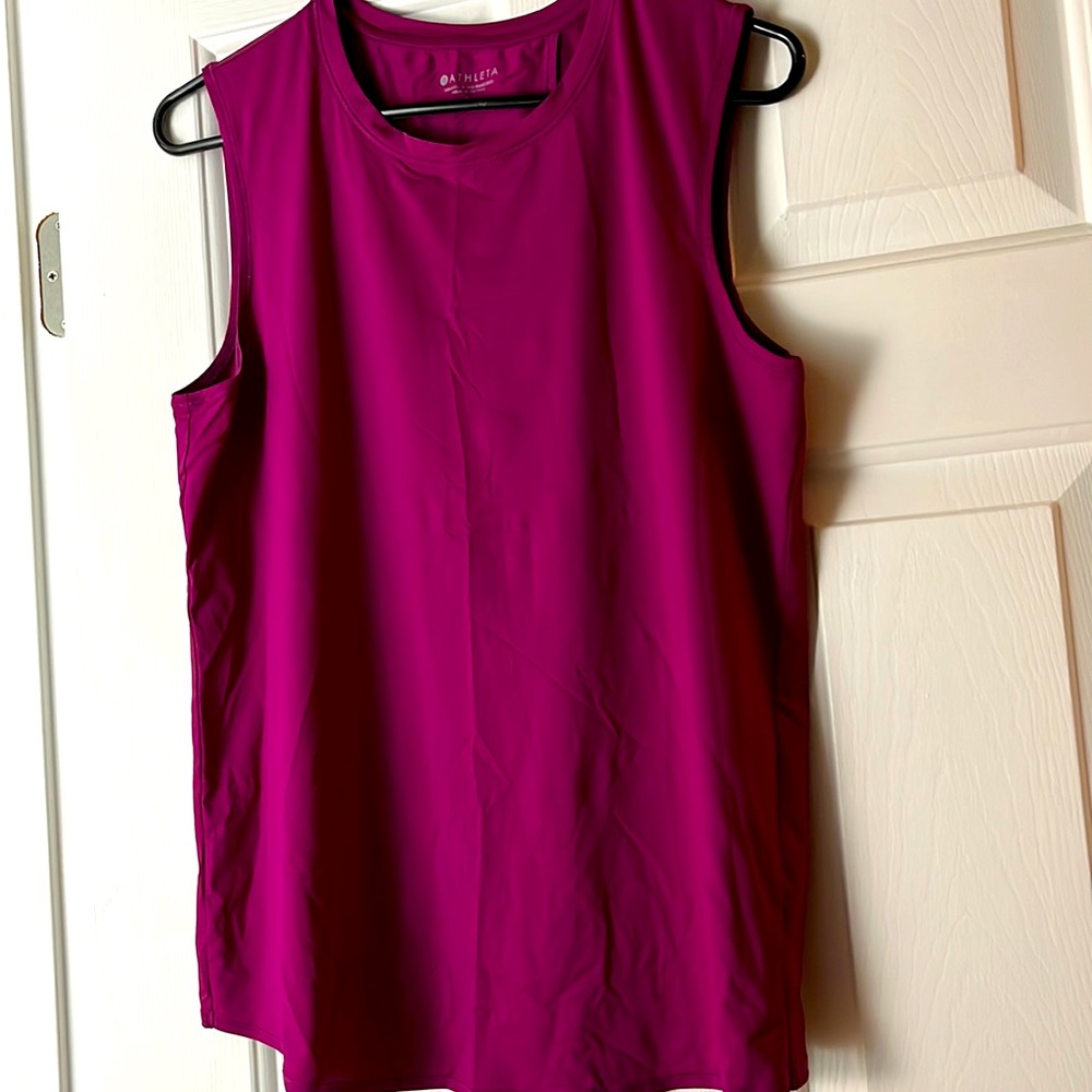 Athleta -Magenta Tulip style tank - size medium